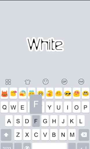 White 6S Emoji Keyboard 3