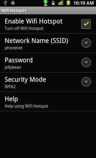 Wifi Hotspot & USB Tether Lite 1