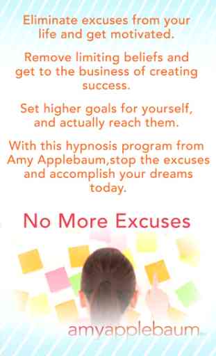 No More Excuses - Get It Done (Self-Hypnosis by Amy Applebaum) 1