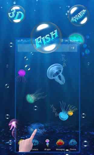 Aquarium Jelly Fish 3D Theme 2