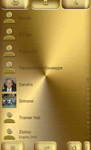 Dialer Solid Gold Theme 4