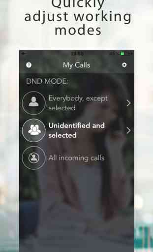 My Calls - anti-spam, incoming calls only from my contacts 1