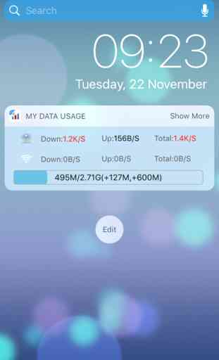 My Data Usage Widget Free- Monitor Mobile Cellular 1