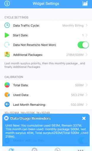 My Data Usage Widget Free- Monitor Mobile Cellular 3