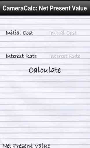 Net Present Value (NPV) Financial Calculator 1