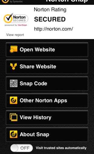 Norton Snap QR Code Reader 2