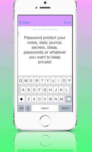 Note Locker - Keep your notes Password Protected 3