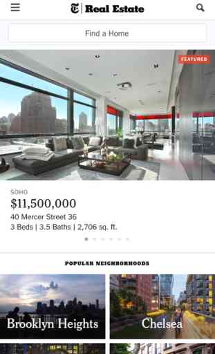 NYTimes Real Estate - Find a Home, Apartment or Condo 1