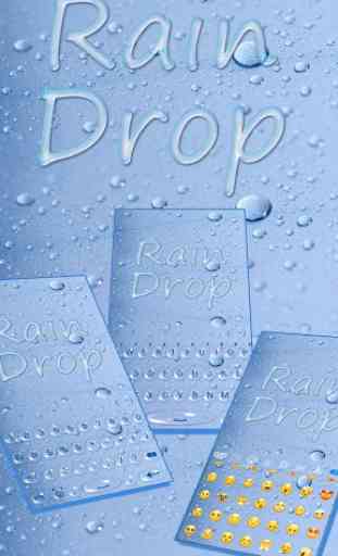 Rain Drop Keyboard Theme 1