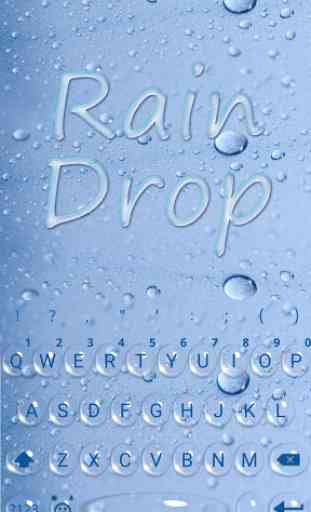 Rain Drop Keyboard Theme 2