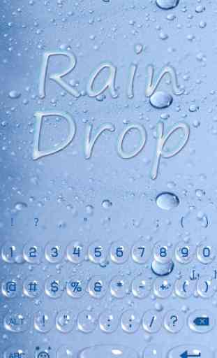 Rain Drop Keyboard Theme 4