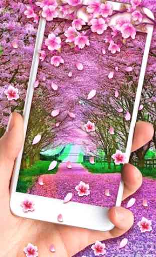 Romantic Sakura Live Wallpaper 3