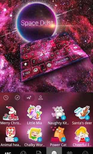 Space Dust Emoji Kika Keyboard 4