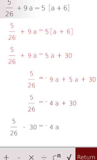 Algebra Calculator - Mathilda 3