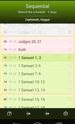 Bible Reading Schedule 2