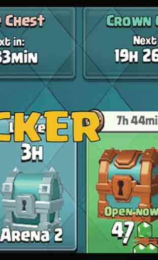 Chest tracker for Clash royale 3