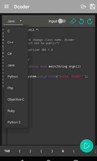 Dcoder, Mobile Coding IDE 2