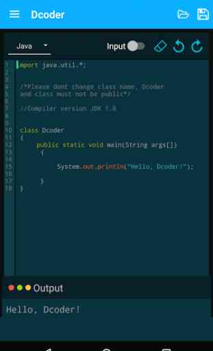Dcoder, Mobile Coding IDE 4