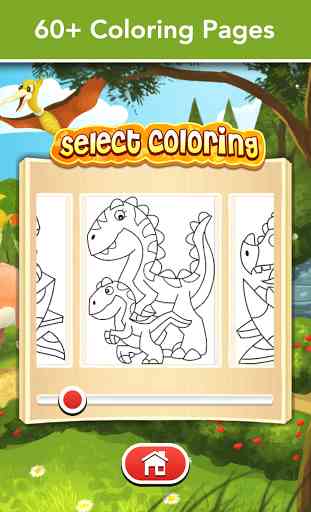 Dino Coloring Game 2