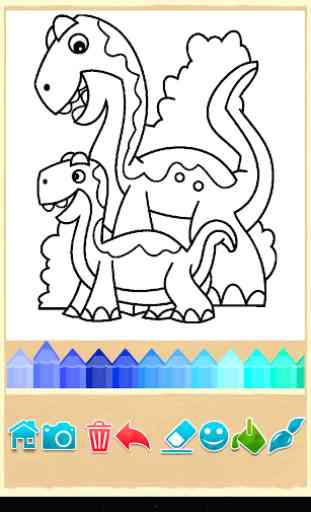 Dino Coloring Game 3