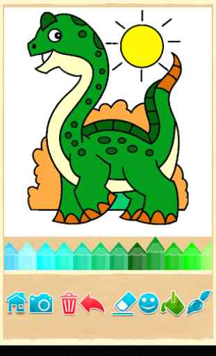 Dino Coloring Game 4