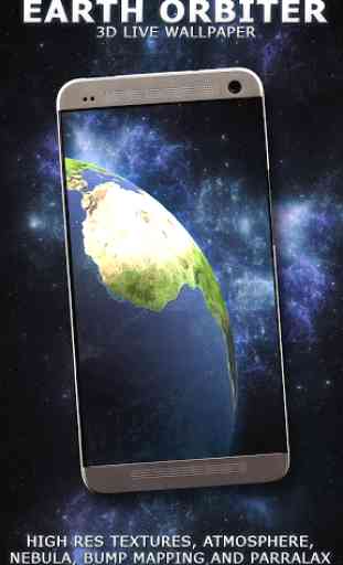 Earth Orbiter 3D Wallpaper 1