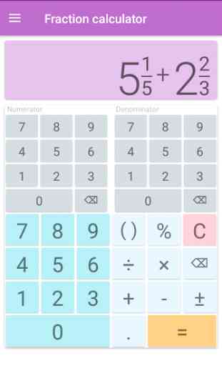 Fraction Calculator 1