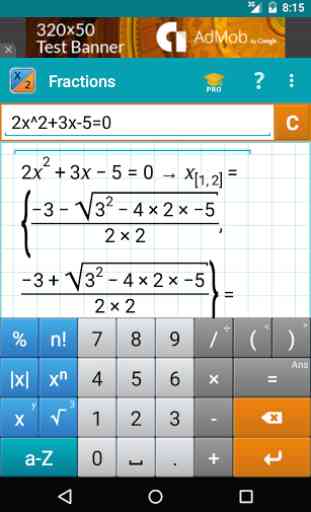 Fraction Calculator by Mathlab 3