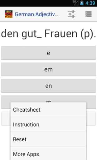 German Adjective Declension 3