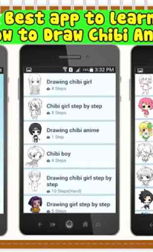 How to Draw Chibi Anime kawaii 4