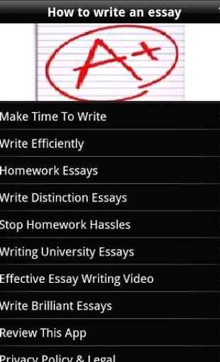 How to Write an Essay 1