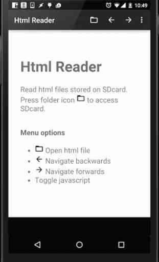 HTML Reader/ Viewer 1