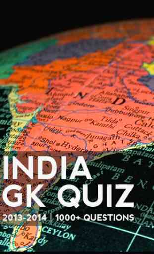 India GK Quiz Questions 1