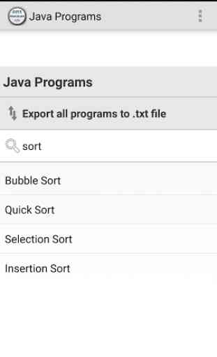 Java Programs App 3