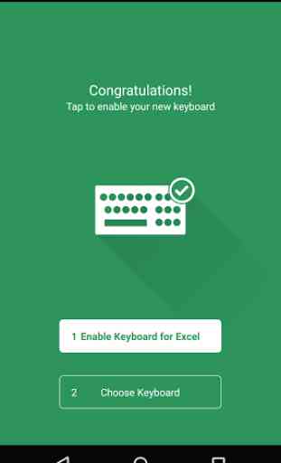 Keyboard for Excel 2