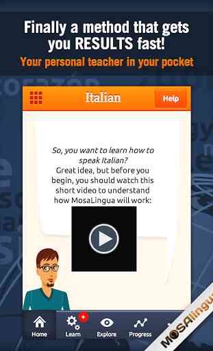 Learn Italian with MosaLingua 1