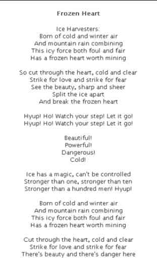 Lyrics (Frozen) 2
