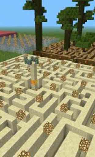 Mega maze map for Minecraft PE 1