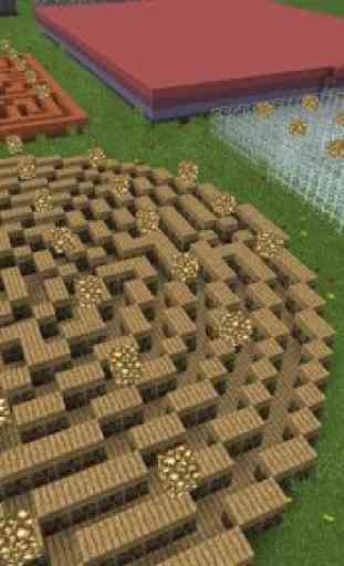 Mega maze map for Minecraft PE 2