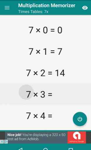 Multiplication Memorizer 3