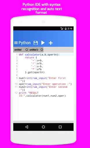 Python Tutorial and Compiler 2