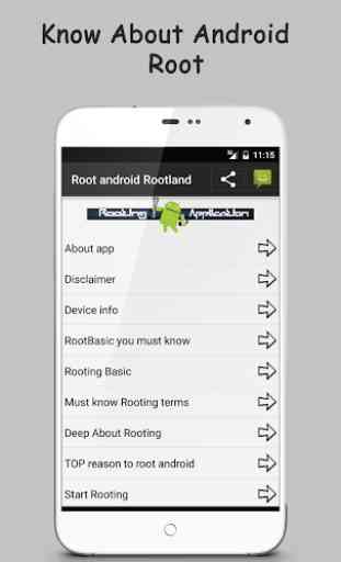 Root android : Rootland 1