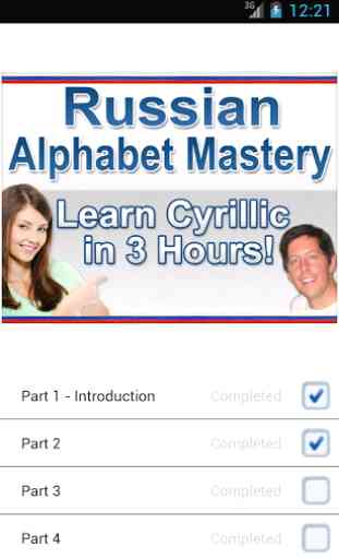 Russian Alphabet Mastery 1