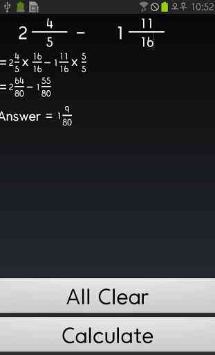 Simple Fraction Calculator 2