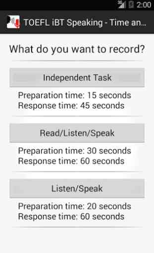 TOEFL iBT Speaking - Recorder 1