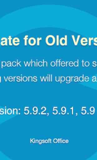 Update for Old Versions 3