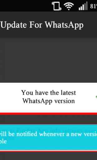 Update for Whatsapp 1