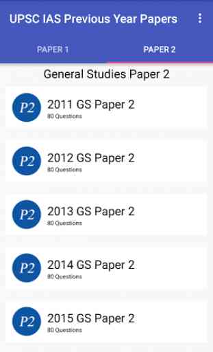UPSC IAS Previous Year Papers 2