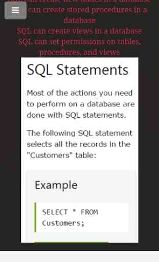 W3Schools SQL Offline 2