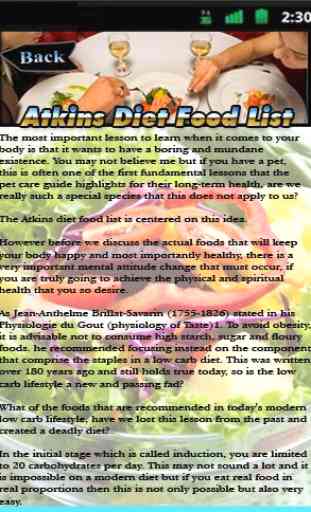 Atkins Diet Food List 2